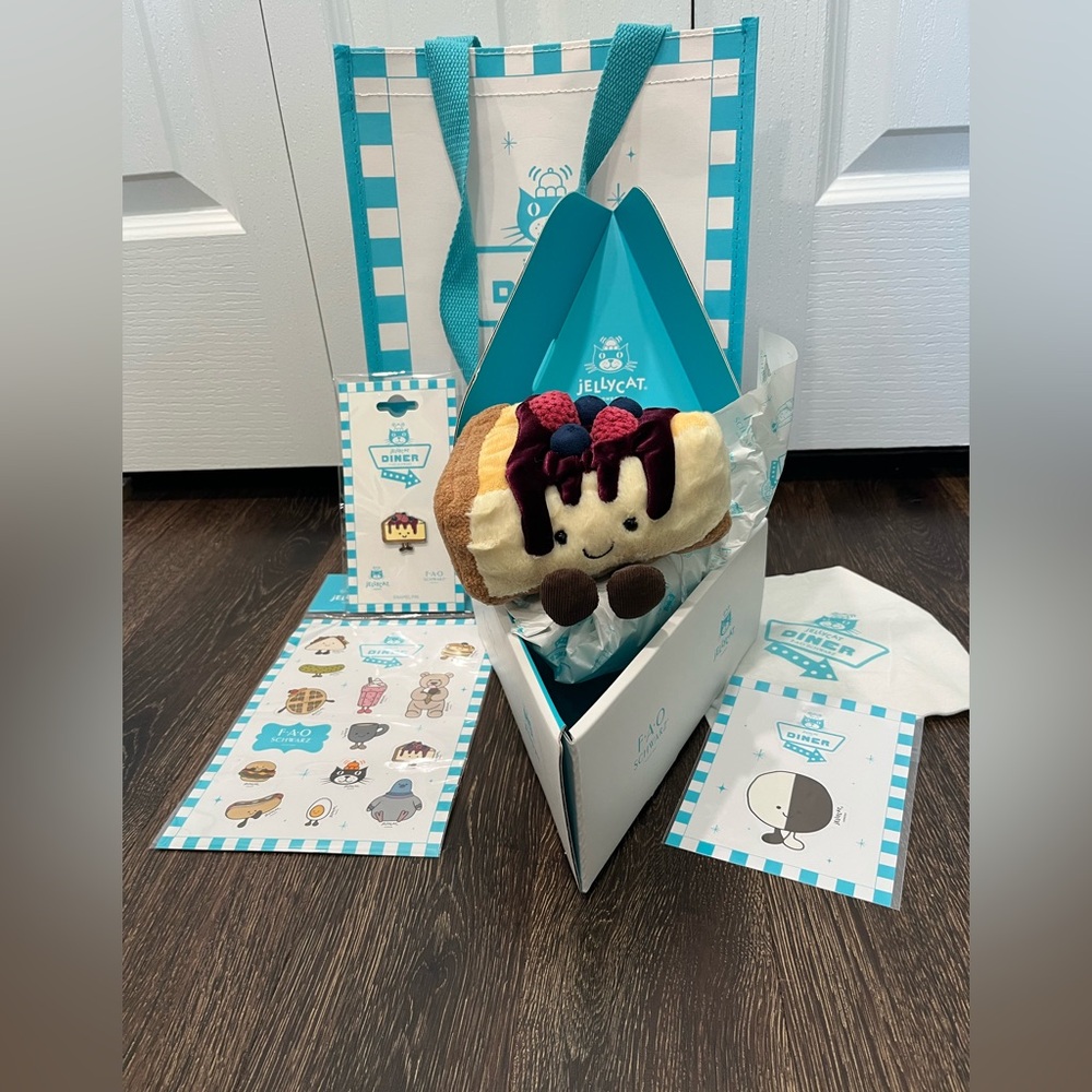 Jellycat Crember Cheesecake NYC FAO Schwarz Exclusive2025 Authentic US SHIP FAST